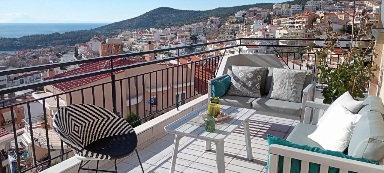 Ferienwohnung Sea Aura Kavala Exterior foto